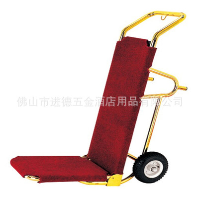 Stainless steel thickening wheelbarrow Pull a van Shopping Cart Shopping cart Loading FOLDING Mute wheel luggage cart