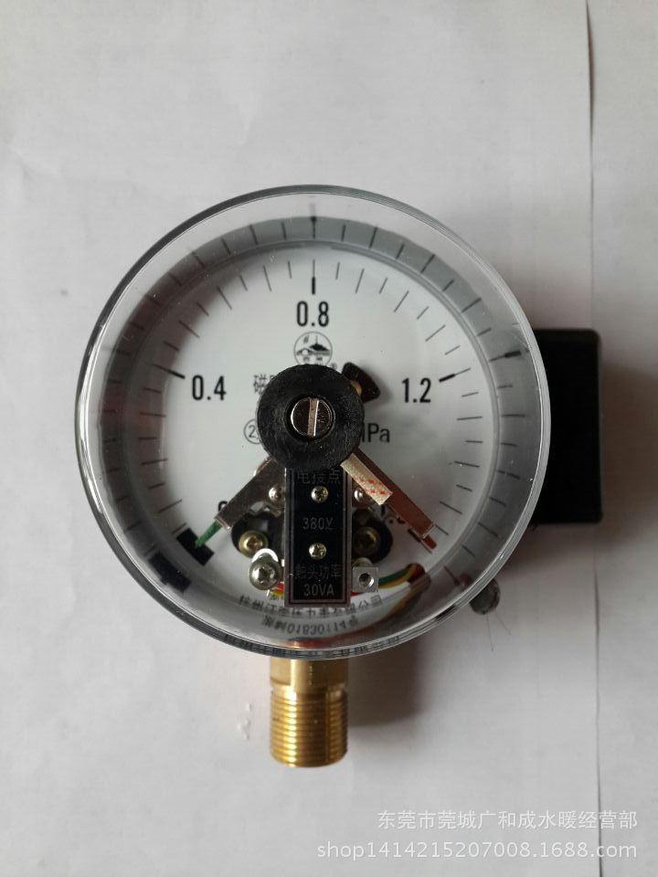 厂价直销杭州江南磁助电接点压力表、Y100西湖牌磁助电接点压力表