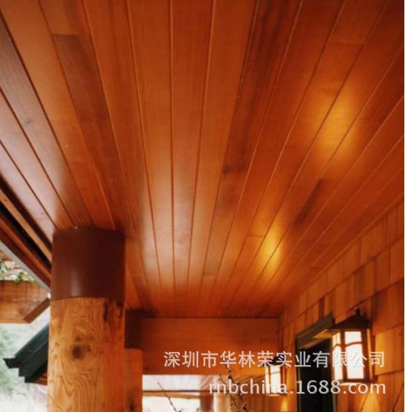 香柏木地板-天花板