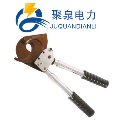 厂家直销扬州聚泉牌 棘轮电缆剪刀 齿轮式线缆剪刀 J52断线钳