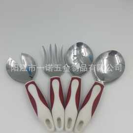 P-008U沙拉叉勺,沙律更沙律手沙律耙沙律叉，饭勺,西餐刀叉，厨具