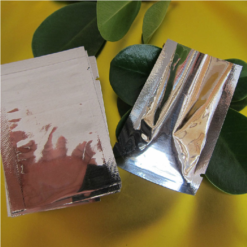 8cm*12cm镀铝平口袋 铝箔袋 食品袋 复合袋 三边封袋 包装袋 1个