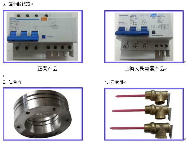 漏電斷路器 法蘭片 安全閥