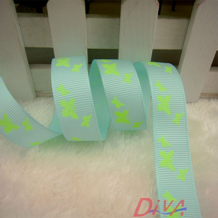 迪雅织带批发丝带 礼品带服装辅料 印花带 罗纹带荧光印刷可定制