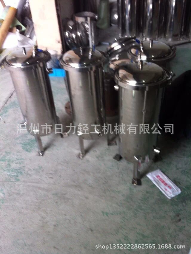 油漆专用不锈钢单袋过滤器1号2号侧入式袋式过滤器