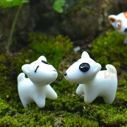 [Черноглазая собака] мини-модель животного дизайн DIY Материал сочные растения пейзаж бонсай мох набор