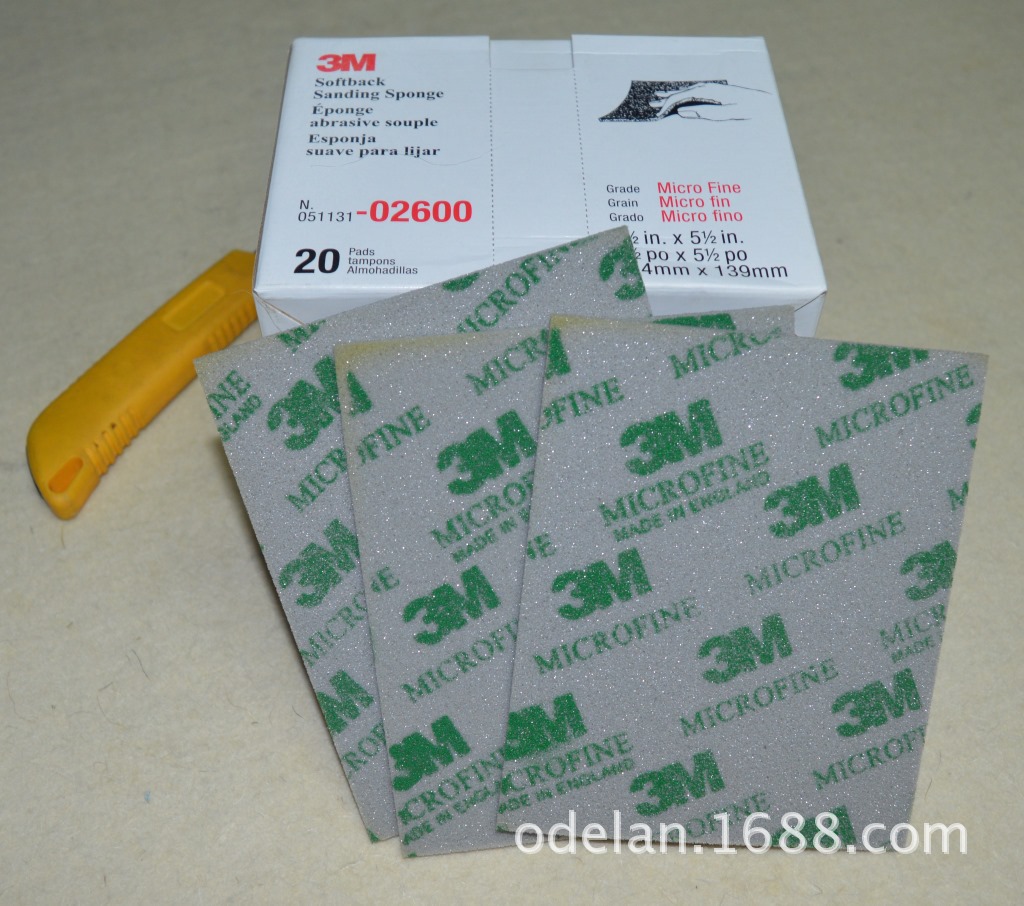海绵砂纸02600手工打磨专用塑胶精密打磨