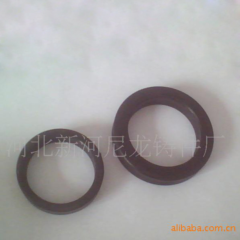 厂家生产供应 机械配件黑色尼龙垫圈制品 耐磨耐高温型尼龙垫圈
