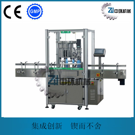 星盘式洗发水锁盖机 沐浴露*液旋盖机 高速塑料瓶玻璃瓶搓盖机