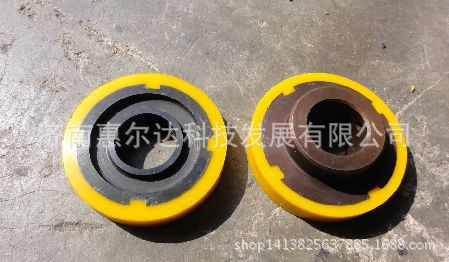 山东工厂供应聚氨酯滚筒包胶轮聚氨酯包胶加工定制