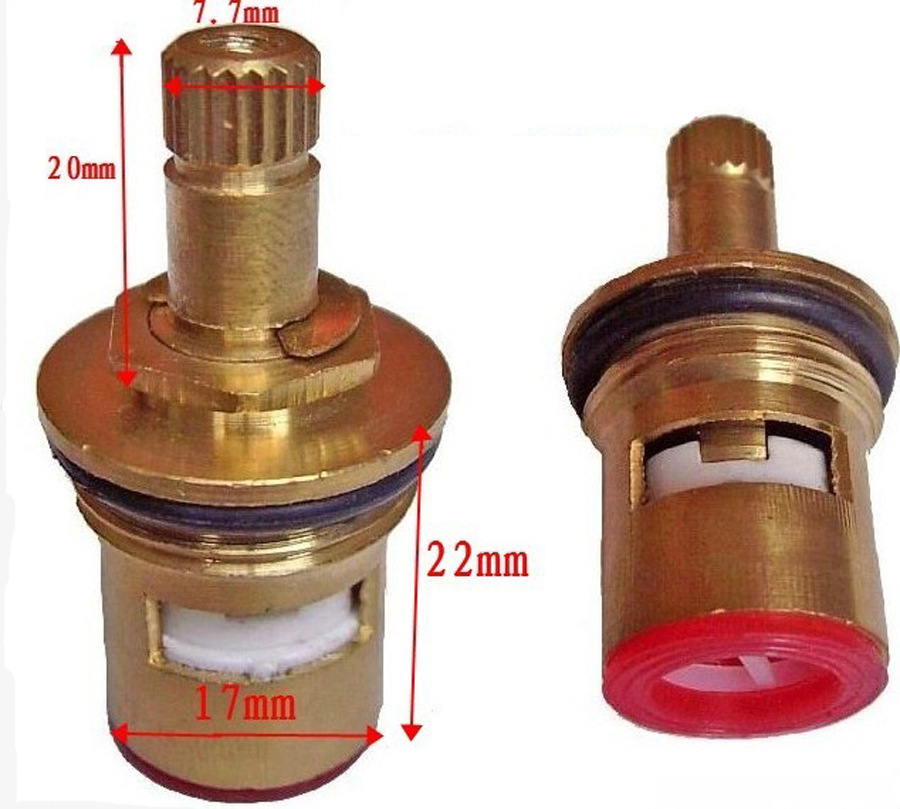 水龙头阀芯 快开铜阀芯 单冷龙头 角阀陶瓷阀芯 水暖五金配件