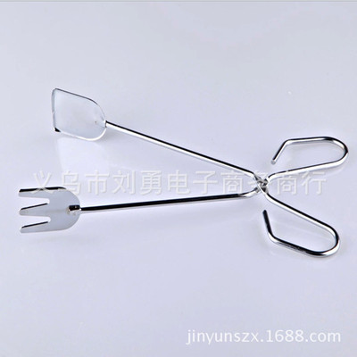 Stainless steel BBQ clip Charcoal clip Food clip All kinds of barbecue appliance wholesale