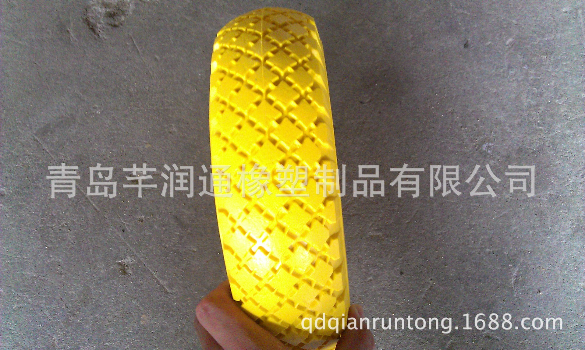 厂家直销供用 货仓车儿童车专业 PU发泡轮 300-4 宝石花纹