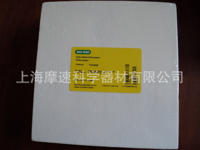170-3969 Bio-Rad/伯乐特厚印迹滤纸, 19 x 18.5 cm, 30张