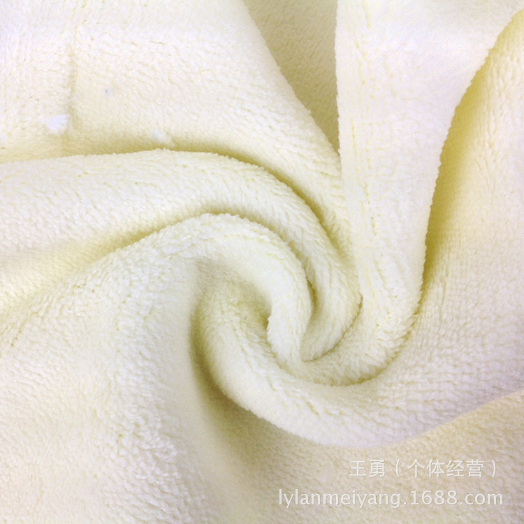 磨毛绣兔子童巾