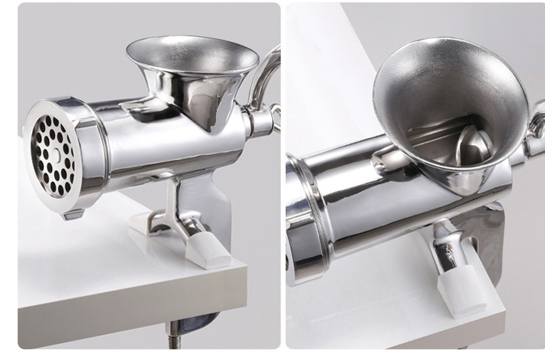 Picadora de carne manual y eléctrica, acero inoxidable 304, modelo 10# – venta directa de fábrica.