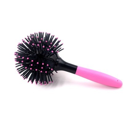 Factory direct sales lucky tendy 3d comb Meteor shape comb ball type 360 does not tie the comb