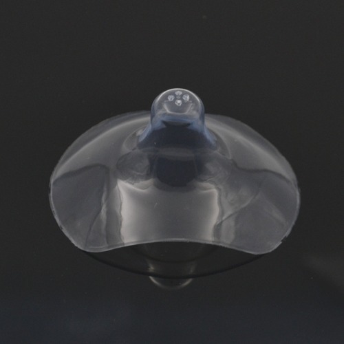 Source manufacturer wholesale full silicone nipple protector semi-circle triangle breast protector nursing breast pads one pair boxed