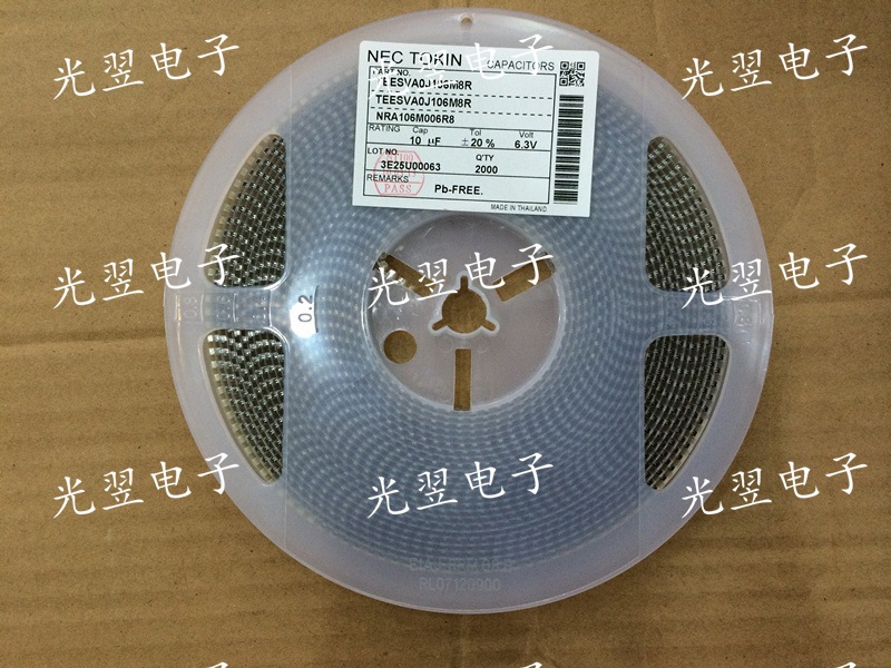 贴片钽电容 黑色 B型(3528)  10UF 10V  可拆样品
