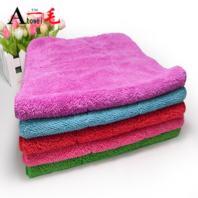 600 gsm30 * 70cm double stitched thick coral fleece towel face towel dry hair towel 19605 600 gsm30 * 70cm double stitched thick coral fleece towel face towel dry hair towel 19605