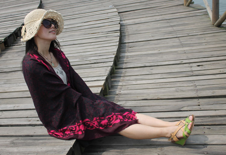 斜纹定位长巾详情图6