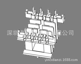 EF25型YC-EF-2514J骨架，BOBBIN,厂家直销，变压器骨架，电感底坐