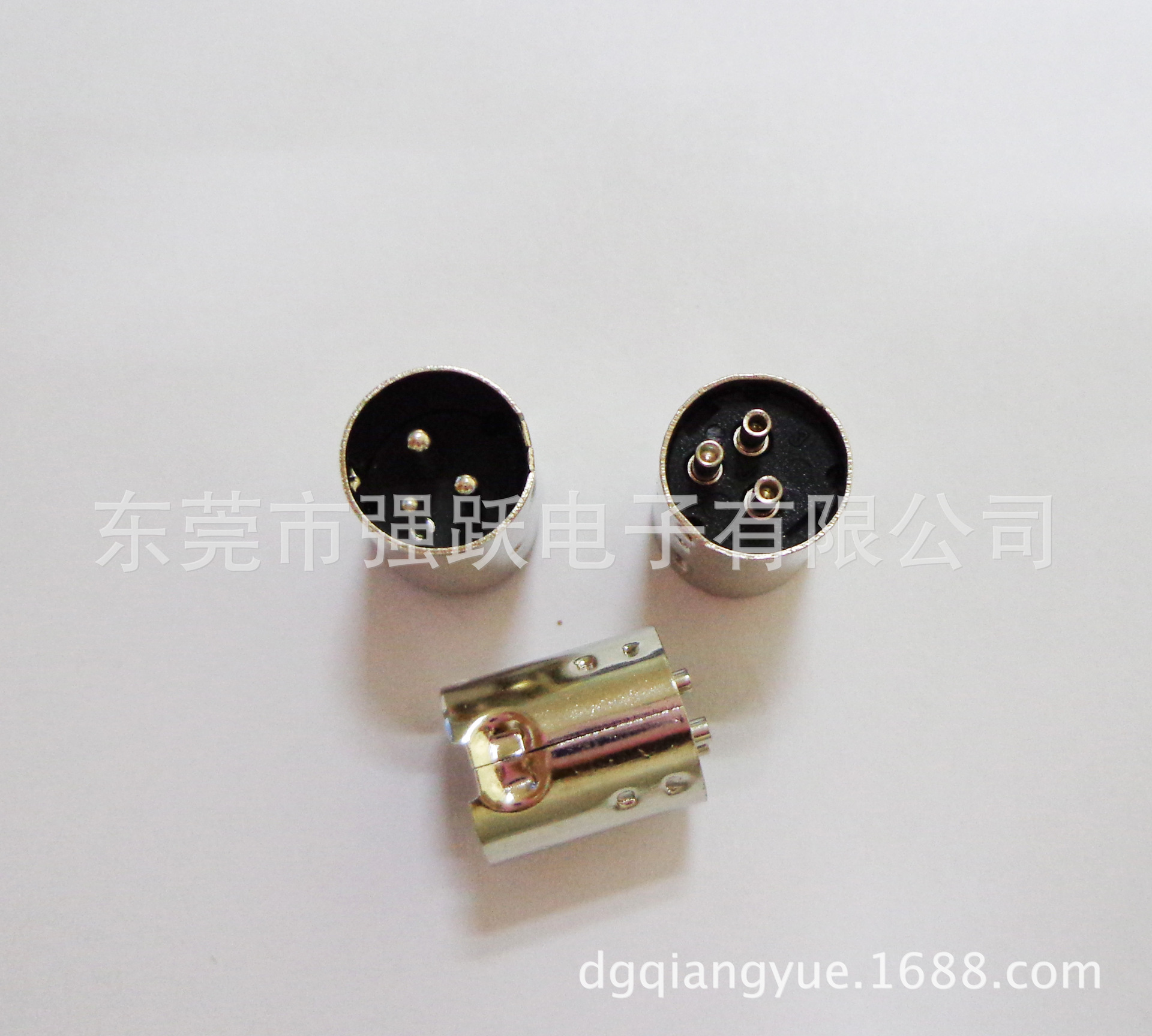 工厂大量供应中DIN3PIN两粗一细MINIDIN端子power din 电源插头