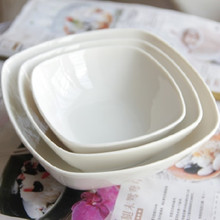 廠家直銷外貿陶瓷西餐具 新骨瓷碗 餐碗飯碗四方碗沙拉碗面碗湯碗