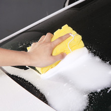 車用美容洗車棉 蜂窩狀超強抗磨汽車洗車海綿珊瑚海綿 大四方