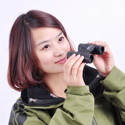批发供应熊猫双筒10x18高倍高清袖珍小巧便携型望远镜演唱会旅游|ru