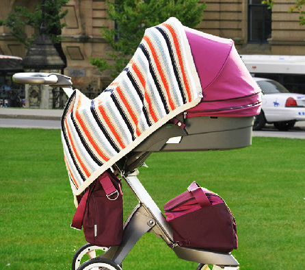 wholesale Undertake machining Cotton knit Leisure blanket summer quilt sheet Stroller Blanket children knitting Blanket