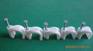 厂家直销 钢钉线卡 电缆线卡，圆形钢钉线卡，方型线卡