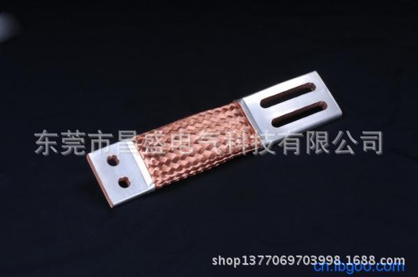 昌盛优质铜导电 TZ纯紫铜镀锡编织防雷导线 铜编织带软连接