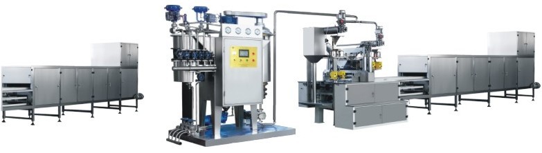 黑糖话梅硬糖浇注生产线