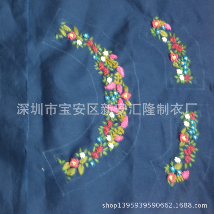 专业手工打揽手绣珠绣设计打版电脑车花各种特种蕾花克色