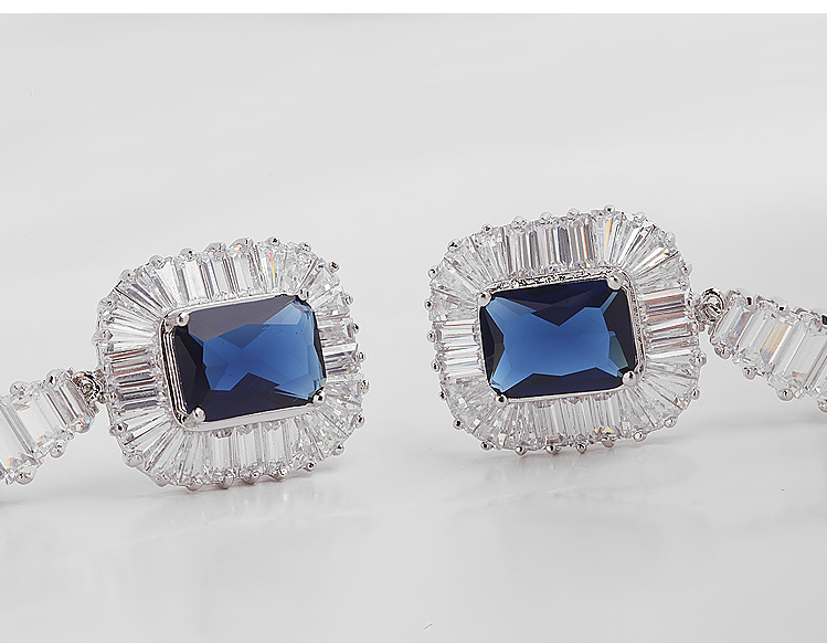 Jinse Je Crois Splendide Européen Et Américain Boucles D'oreilles Aaa Zircon Incrusté Zircon Bijoux Usine Étoiles Femelle display picture 10