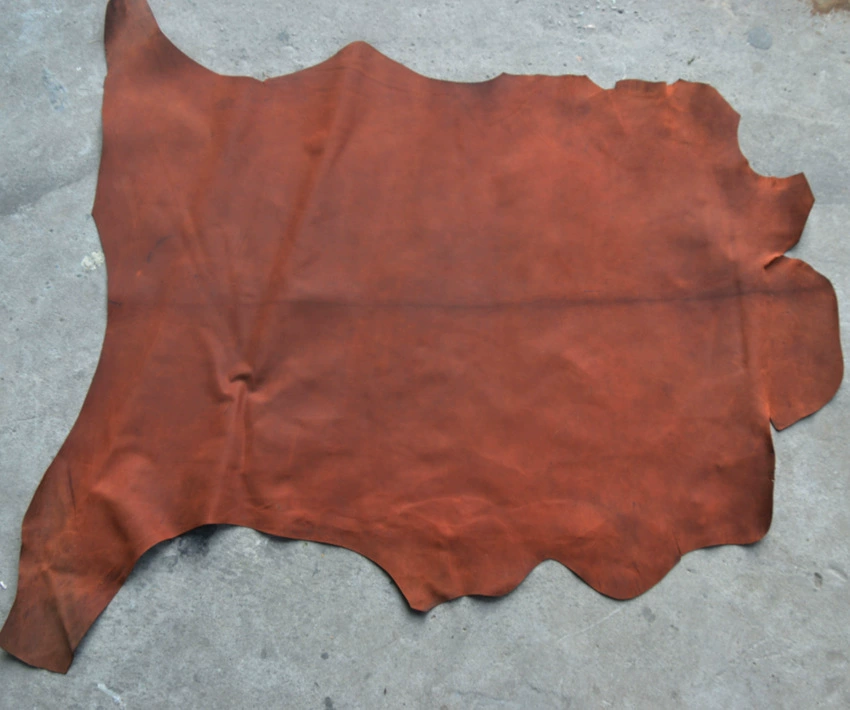 Spot special supply 1.0-1.2 Oil waxy color transformer head layer crazy horse goatskin leather