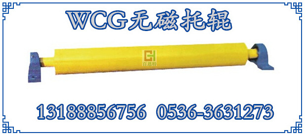 WCG系列无磁托辊 非磁性平行托辊 除铁器无磁辊