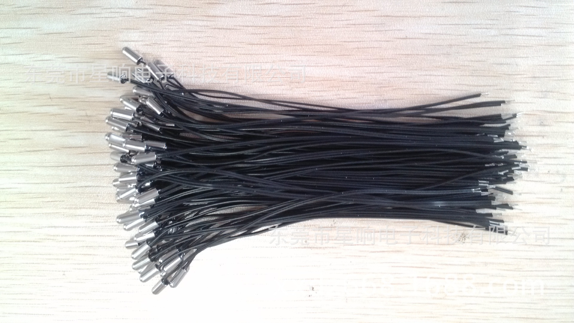 NTC热敏温度传感器10K,+-1%,3435,3MM直径不锈钢探头 专业生产商