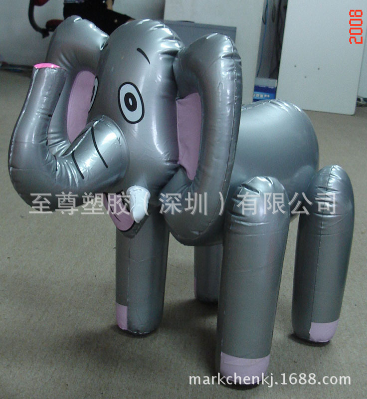 深圳厂家供应充气动物模型 充气大象模型 PVC充气广告模型