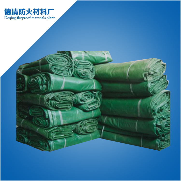 厂家直供 各种防火帆布耐高温防火布玻璃纤维防火布防火篷布|ru