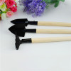 Gardening tool three -piece garden tool set iron shovel/rake/锹 micro -landscape planting flower planting tool