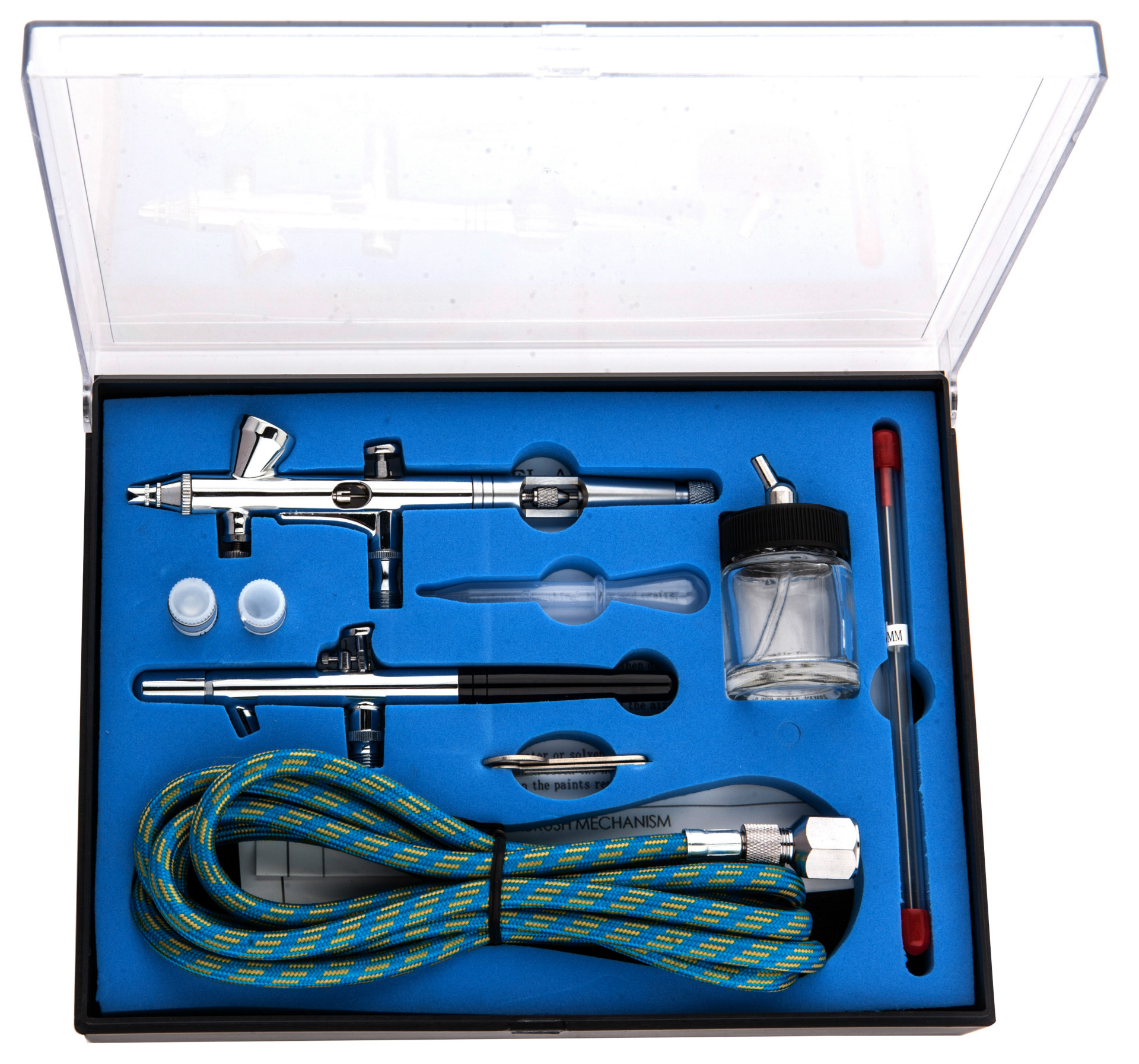 供应2支装0.2&0.35口径上壶&下吸款式喷笔套装 TD-280k