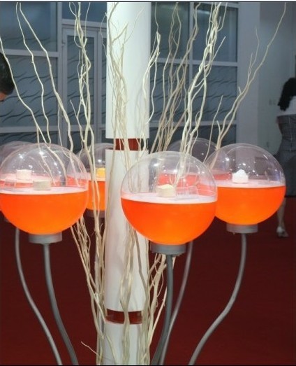 专业制作亚克力圆球 丝印圆球 有机玻璃圆球拼接颜色球