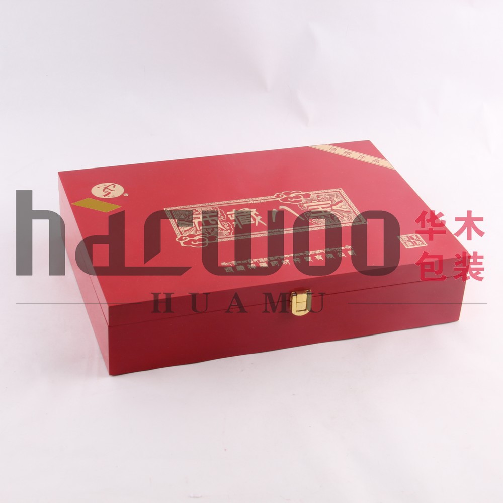 厂家直销精订做美高档木质油漆灵芝包装盒长白山灵芝礼品盒批发