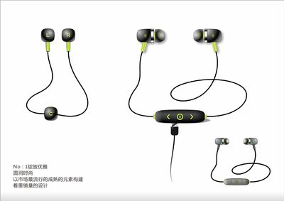 Metal headset Designs headset Designs Earphone design headset Package Design