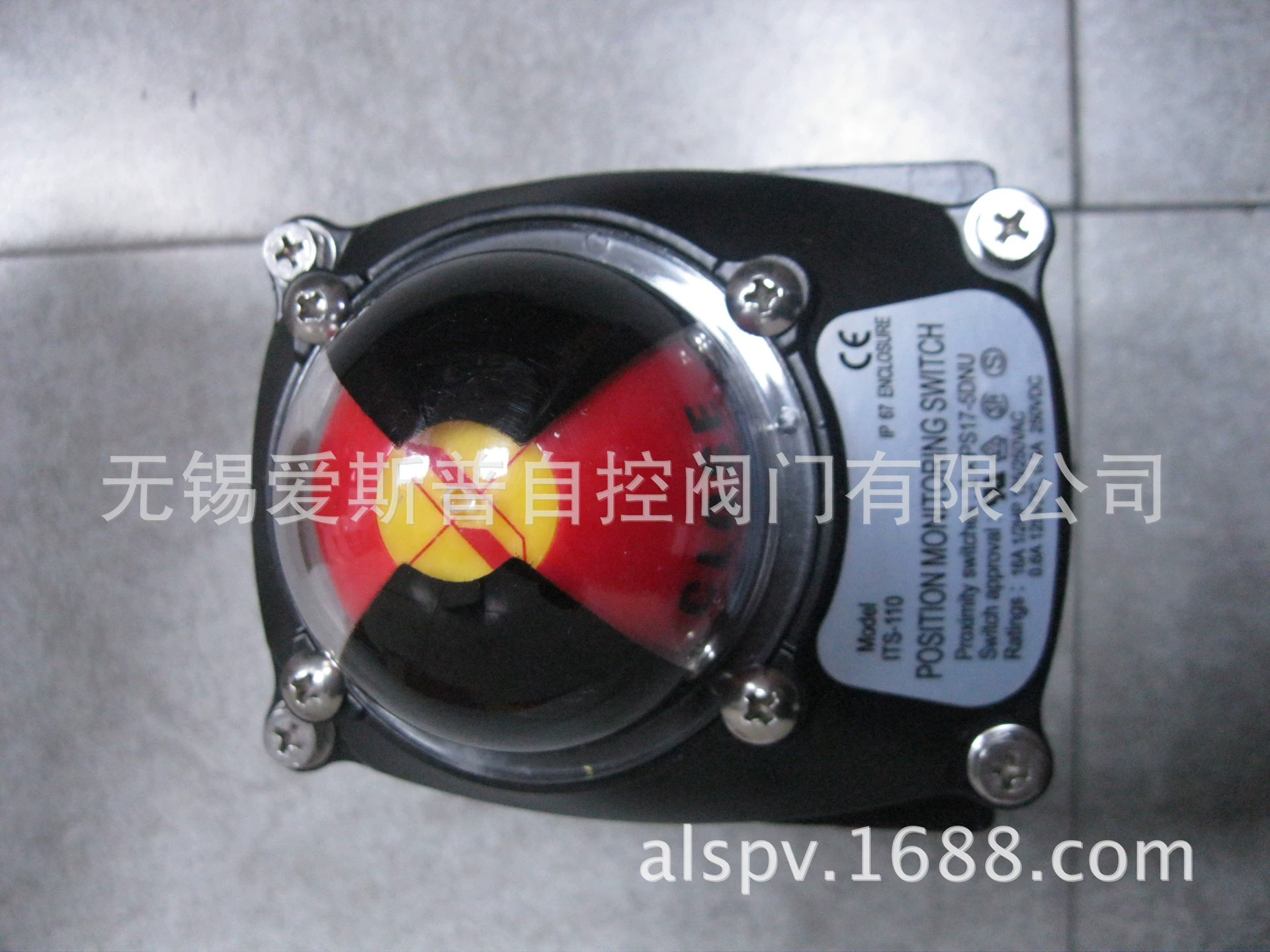 Пепельница с клапанным выключателем ITS-110, встроенная коробка индуктивного бесконтактного концевого выключателя AUTONICS