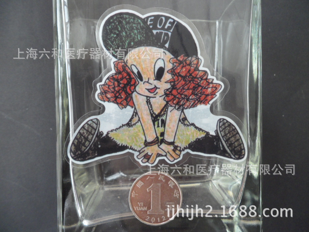 pvc透明底防水单张潮牌贴纸行李箱贴纸汽车贴纸化妆箱贴纸k37