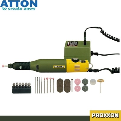 PROXXON,钻磨机套装(送电源磨头及工具箱) No.28515