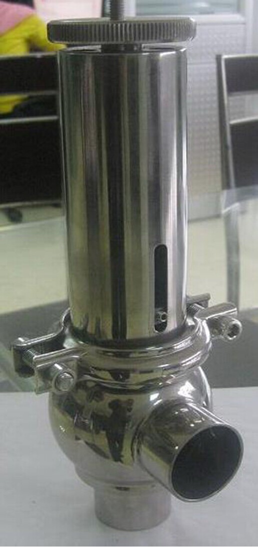 卫生级安全阀/焊接卫生级安全阀/不锈钢安全阀DN25/卫生级泄压阀|ms